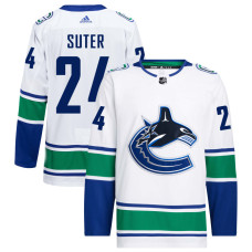 Youth Vancouver Canucks Suter,Pius - 24s White Away Primegreen Authentic Jersey