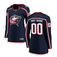 Women Columbus Blue Jackets Branded Navy Breakaway Home Authentic Jersey