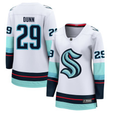 Women Seattle Kraken Dunn,Vince - 29 White Away Breakaway Authentic Jersey