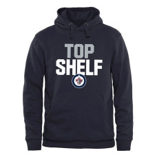 Winnipeg Jets Navy Core Logo Pullover Hoodie