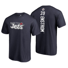 Winnipeg Jets Toby Enstrom #39 Navy Backer T-shirt