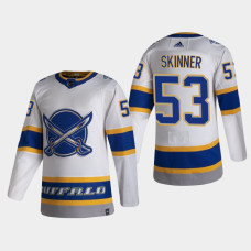 Men's Buffalo Sabres Jeff Skinner #53 2021 Season Reverse Retro Authentic Special Edition White Jersey