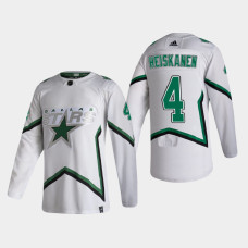 Men's Dallas Stars Miro Heiskanen #4 2021 Season Reverse Retro Authentic White Jersey