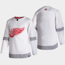 Men Detroit Red Wings 2021 Season Reverse Retro Special Edition Authentic White Jersey