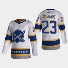 Men's Buffalo Sabres Sam Reinhart #23 2021 Season Reverse Retro Authentic Special Edition White Jersey