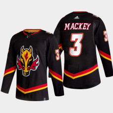 Connor Mackey Calgary Flames Alternate Black Authentic Jersey 2022-23