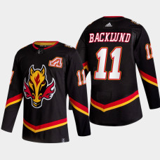 Mikael Backlund Calgary Flames Alternate Black Authentic Jersey 2022-23