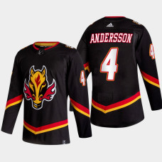 Rasmus Andersson Calgary Flames Alternate Black Authentic Jersey 2022-23