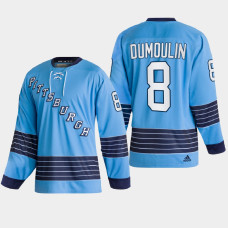 Pittsburgh Penguins Brian Dumoulin #8 Team Classics Blue 2022 Jersey Heritage