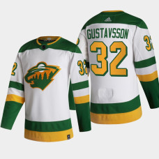 Minnesota Wild Filip Gustavsson #32 Reverse Retro White 2022 Jersey Authentic