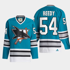 San Jose Sharks Scott Reedy #54 Team Classics Teal 2022 Jersey Authentic