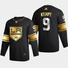 Men Los Angeles Kings Adrian Kempe #9 2020-21 2021 Golden Edition Limited Authentic Jersey - Black