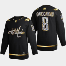 Alexander Ovechkin Washington Capitals 2022 Stanley Cup Playoffs Black Diamond Edition Jersey Authentic