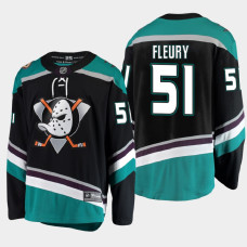 Men's Anaheim Ducks Haydn Fleury #51 Alternate 2021 Teal Jersey