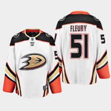 Men's Anaheim Ducks Haydn Fleury #51 Away 2021 White Jersey