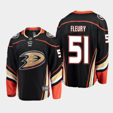 Men's Anaheim Ducks Haydn Fleury #51 Home 2021 Black Jersey