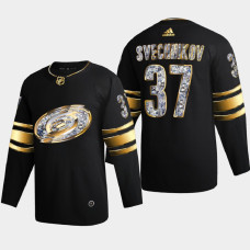 Andrei Svechnikov Carolina Hurricanes 2022 Stanley Cup Playoffs Black Diamond Edition Jersey Authentic