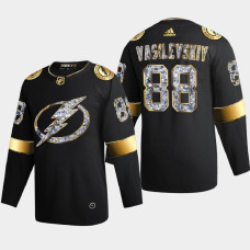 Andrei Vasilevskiy Tampa Bay Lightning 2022 Stanley Cup Playoffs Black Diamond Edition Jersey Authentic