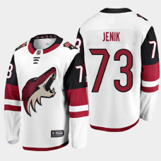 Men's Arizona Coyotes Jan Jenik #73 Away 2021 White Jersey