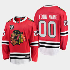 Chicago Blackhawks 2021 Honor Willie O'Ree Celebrate Equality MLK Jr. Day Red Jersey