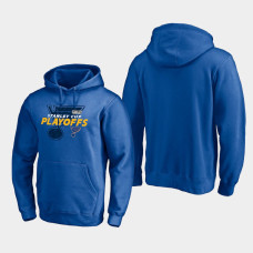 Men's St. Louis Blues Blue 2021 Stanley Cup Playoffs Turnover Hoodie