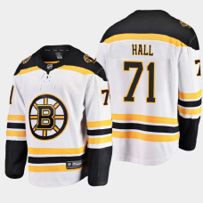 Men's Boston Bruins Taylor Hall #71 Away 2021 White Jersey