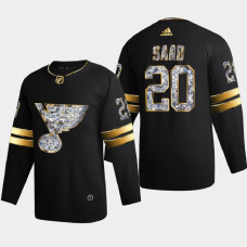 Brandon Saad St. Louis Blues 2022 Stanley Cup Playoffs Black Diamond Edition Jersey Authentic