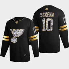 Brayden Schenn St. Louis Blues 2022 Stanley Cup Playoffs Black Diamond Edition Jersey Authentic