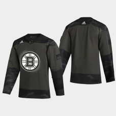 Men's Boston Bruins # 2021 Military Appreciation Night Camo Jersey