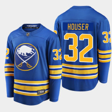 Men's Buffalo Sabres Michael Houser #32 Home 2021 Royal Jersey