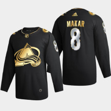 Men Colorado Avalanche Cale Makar #8 2020-21 2021 Golden Edition Limited Authentic Jersey - Black