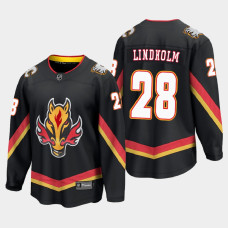 Men's Calgary Flames Elias Lindholm #28 Special Edition 2021 Breakaway Black Jersey