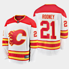 Kevin Rooney Calgary Flames 2022 Away Breakaway Player White Jersey