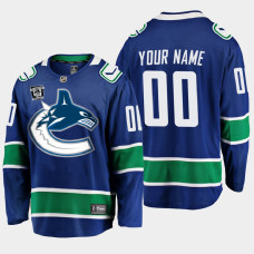 Vancouver Canucks 2021 Honor Willie O'Ree Celebrate Equality MLK Jr. Day Blue Jersey