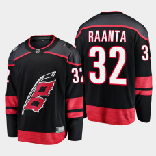 Carolina Hurricanes Antti Raanta 2022-23 Primary Home Black #32 Jersey Breakaway Player