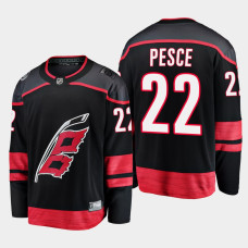 Carolina Hurricanes Brett Pesce 2022-23 Primary Home Black #22 Jersey Breakaway Player