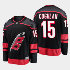 Carolina Hurricanes Dylan Coghlan 2022-23 Primary Home Black #15 Jersey Breakaway Player