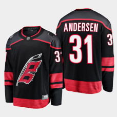 Carolina Hurricanes Frederik Andersen 2022-23 Primary Home Black #31 Jersey Breakaway Player