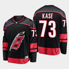 Carolina Hurricanes Ondrej Kase 2022-23 Primary Home Black #73 Jersey Breakaway Player