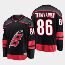 Carolina Hurricanes Teuvo Teravainen 2022-23 Primary Home Black #86 Jersey Breakaway Player