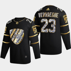 Carter Verhaeghe Florida Panthers Black Diamond Edition Jersey Authentic With 2023 Stanley Cup Patch