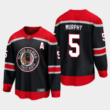 Men's Chicago Blackhawks Connor Murphy #5 Special Edition 2021 Breakaway Black Jersey