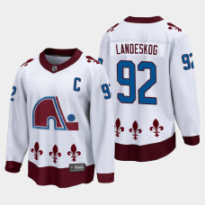 Men's Colorado Avalanche Gabriel Landeskog #92 Special Edition 2021 Breakaway White Jersey