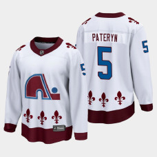 Men's Colorado Avalanche Greg Pateryn #5 Special Edition 2021 Breakaway White Jersey