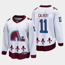 Men's Colorado Avalanche Matt Calvert #11 Special Edition 2021 Breakaway White Jersey