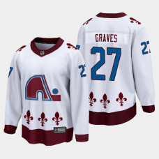 Men's Colorado Avalanche Ryan Graves #27 Special Edition 2021 Breakaway White Jersey