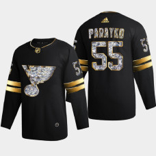 Colton Parayko St. Louis Blues 2022 Stanley Cup Playoffs Black Diamond Edition Jersey Authentic