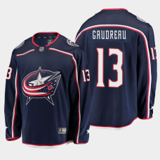 Johnny Gaudreau Columbus Blue Jackets 2022 Home Breakaway Player Navy Jersey