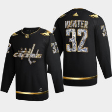 Dale Hunter Washington Capitals 2022 Stanley Cup Playoffs Black Diamond Edition Jersey Authentic