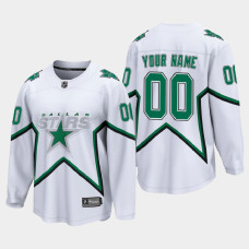 Men's Dallas Stars Custom #00 Special Edition 2021 White Jersey